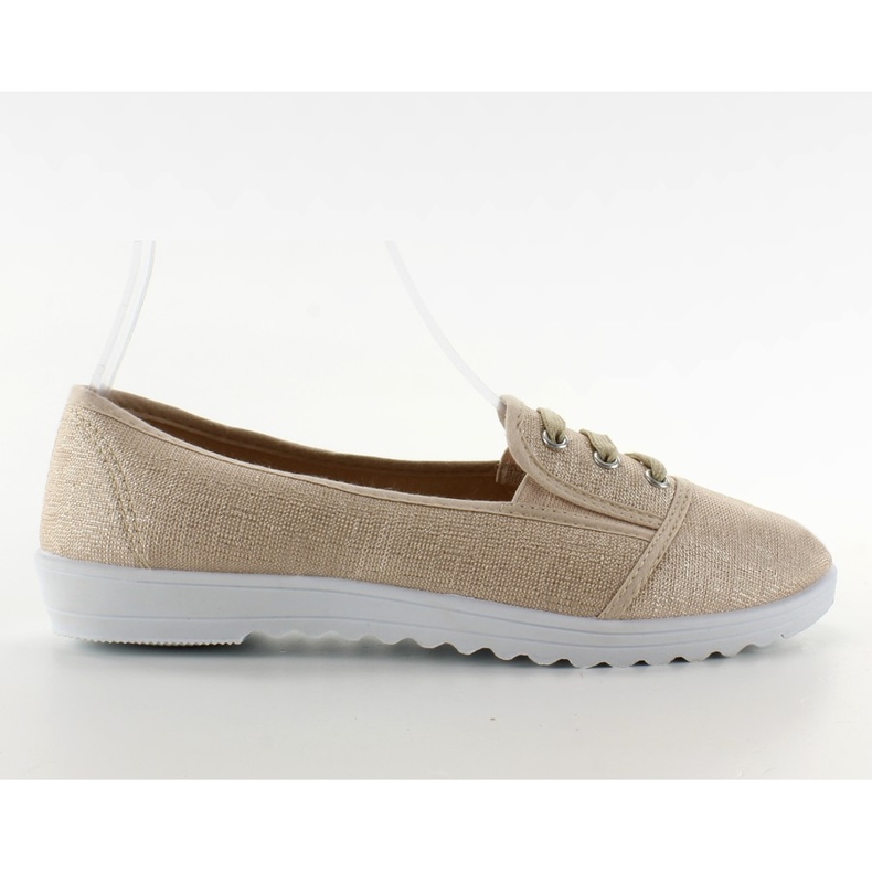Jolies baskets à lacets Qf05P brun