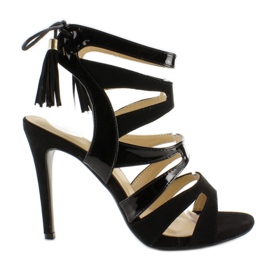 Sandales à talons hauts 5009 Noir