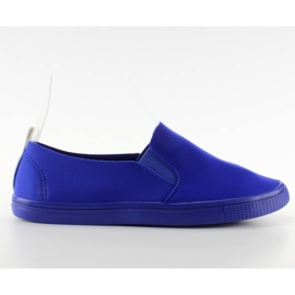 Baskets élégantes slip-on JX31 ​​R. Blue bleu multicolore