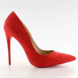 Talons classiques en daim 5005 Rouge
