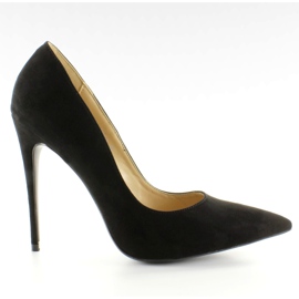 Chaussures à talons hauts en daim 5005 noir le noir