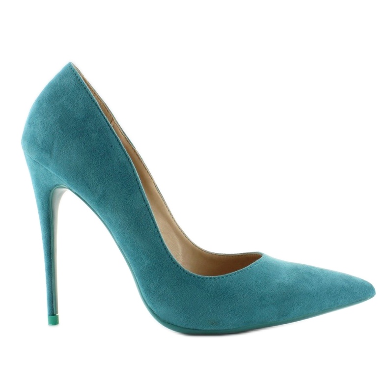 Talons classiques en daim 5005 L. Bleu multicolore