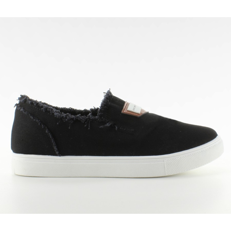 Denim à enfiler avec patch NB22 Black le noir