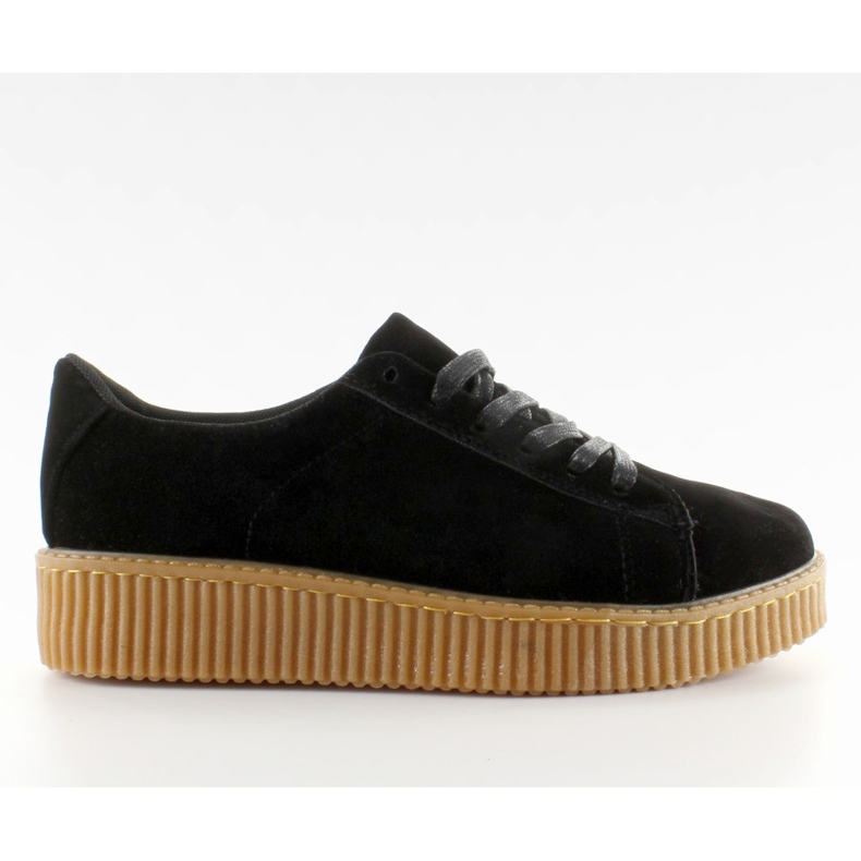 Semelles en caoutchouc noir Creepers On K-95 le noir