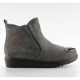 Bottines avec GG-31 Grey gris
