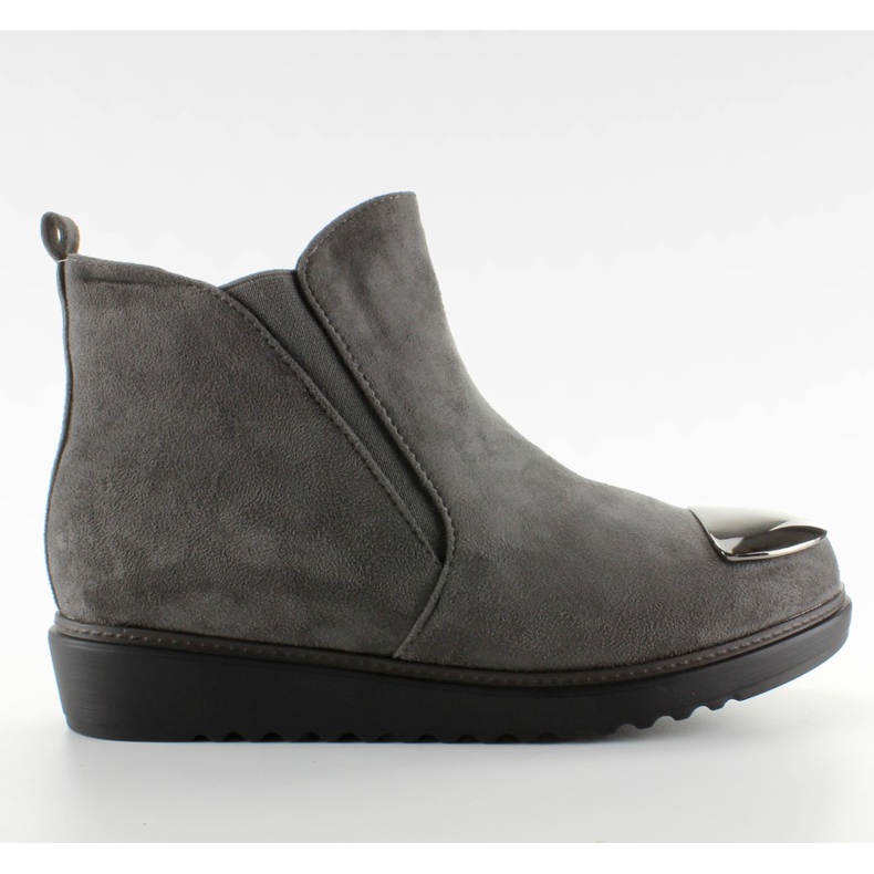 Bottines avec GG-31 Grey gris