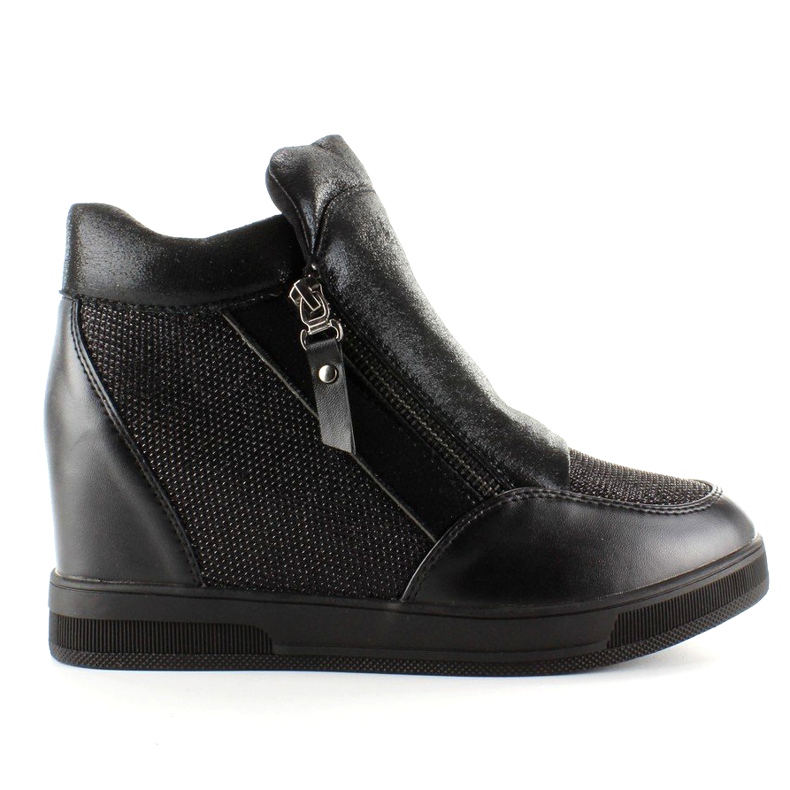 Sneakers sur un coin caché 2017-1 Noir le noir