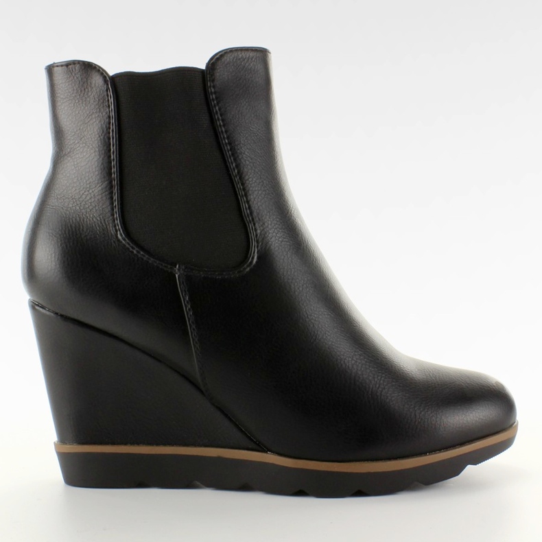 Bottes Jodhpur sur le coin K-39 noir le noir