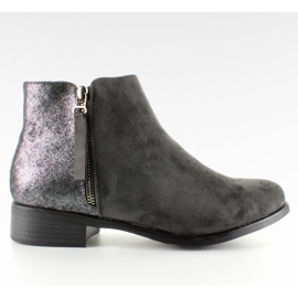 Bottines dos brillants 1546-89 Gris