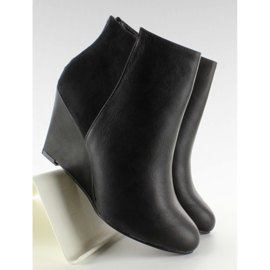 Bottines en daim noir