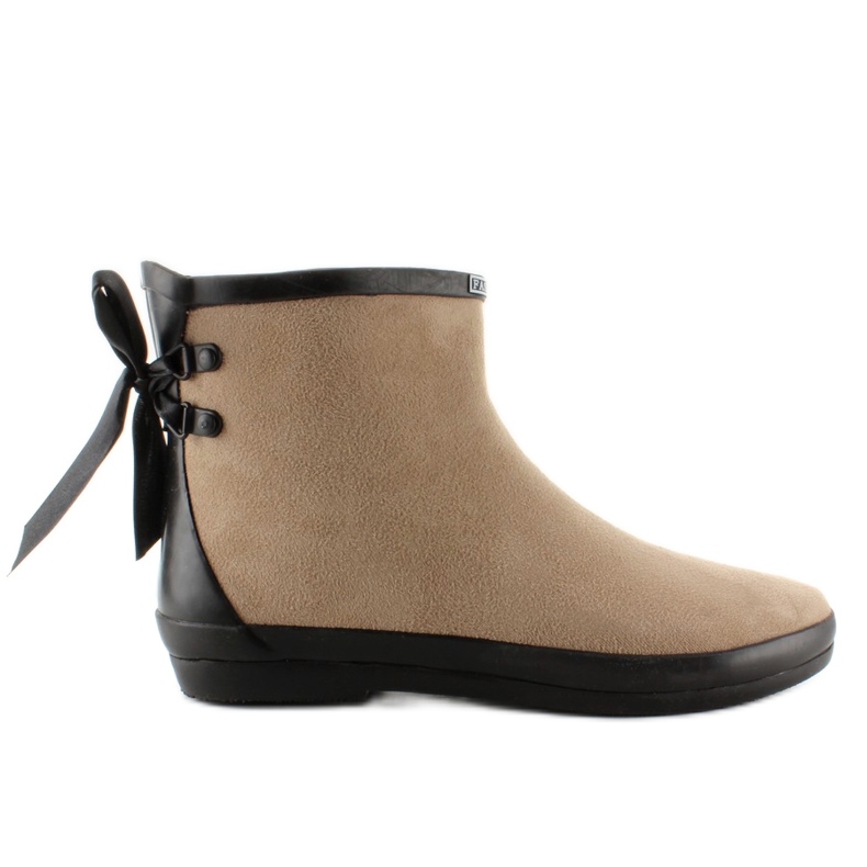 Bottines courtes avec suède 89-51 Beige