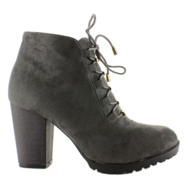 Boots à tubes dorés 66-206 Gris Boots à tubes dorés 66-206 Gris