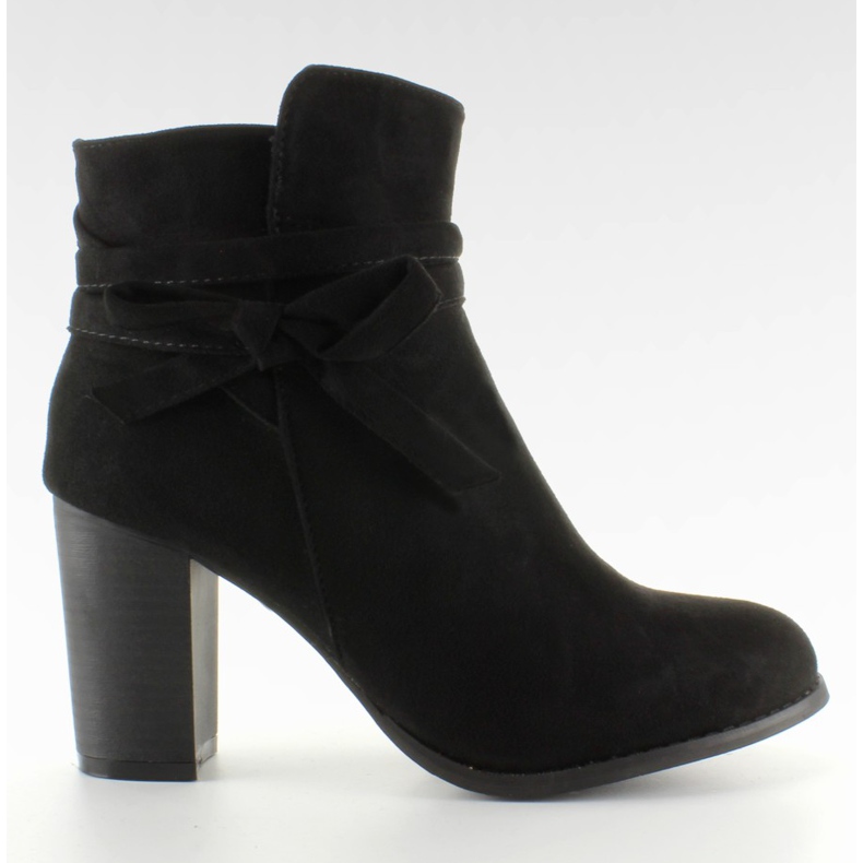 Bottines à nœud Noir le noir