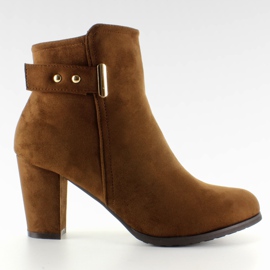 Bottes avec une boucle d'or XD-08 Camel brun