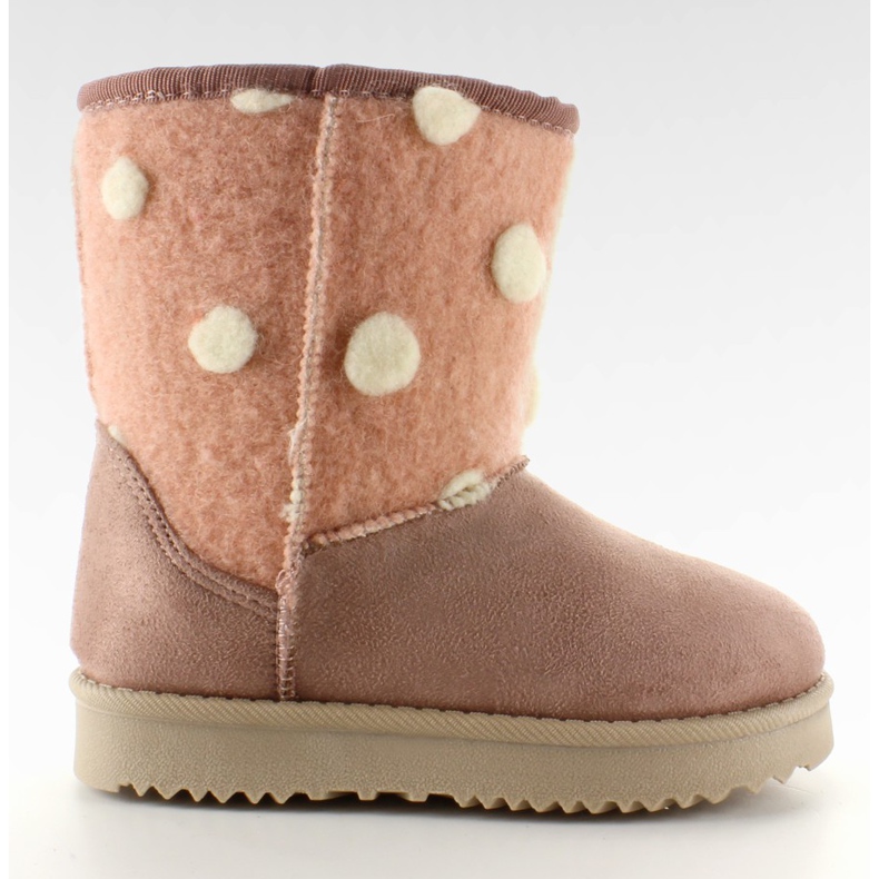Bébé émules avec feutre Rosa rose
