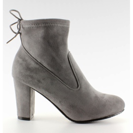 Bottes à lacets à la cheville B18H-KB Grey gris
