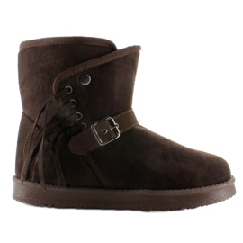 Emusy Femme Avec Franges K1661504 Marron brun