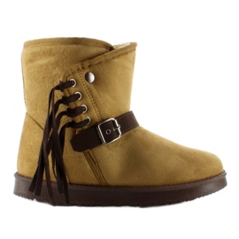 Emusy Femme à Franges K1661504 Camel brun