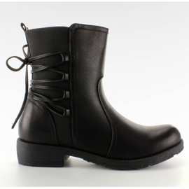 Bottines à lacets 55435 Noir