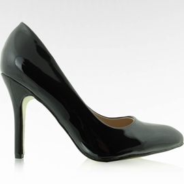 Chaussures à talons hauts classiques dorées 200-106 noires