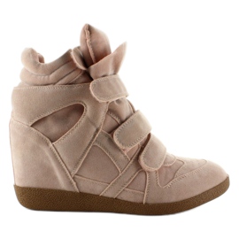 Baskets en daim rose JT19