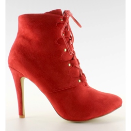 Chaussures à lacets H253 Rouge Chaussures à lacets H253 Rouge