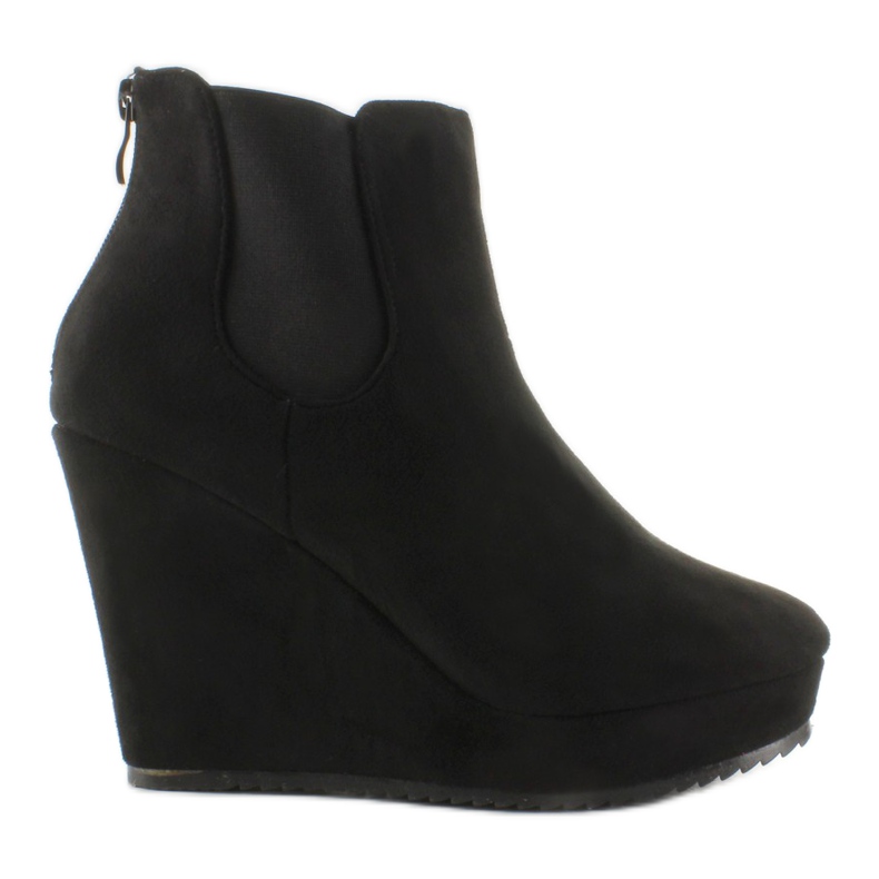 Bottes compensées 824 Noir le noir