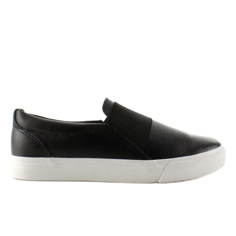 Baskets à enfiler avec caoutchouc NB72P Noir le noir