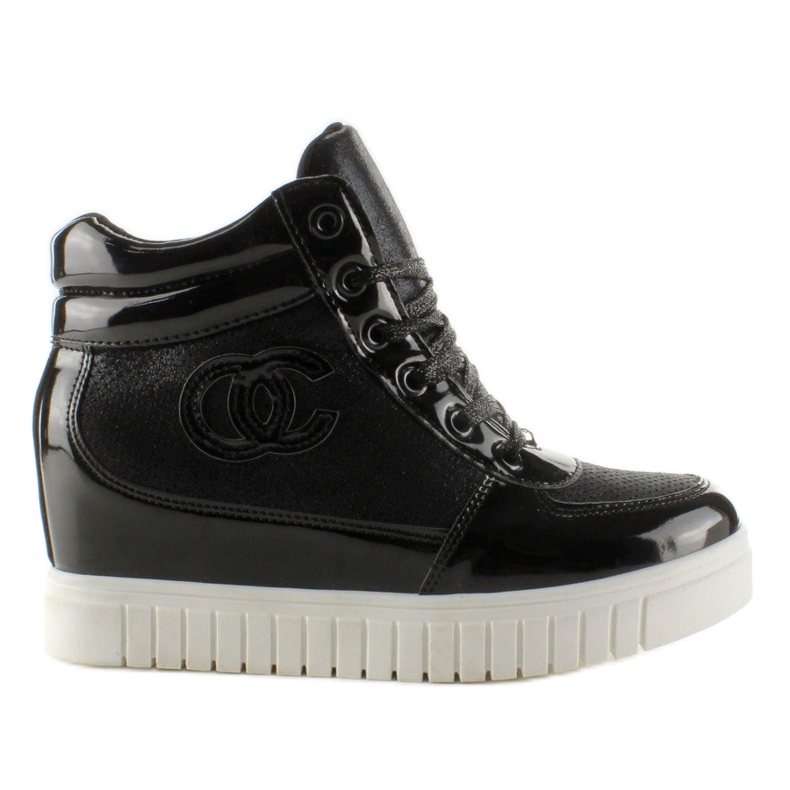 Chanelki NB83P Baskets noires le noir