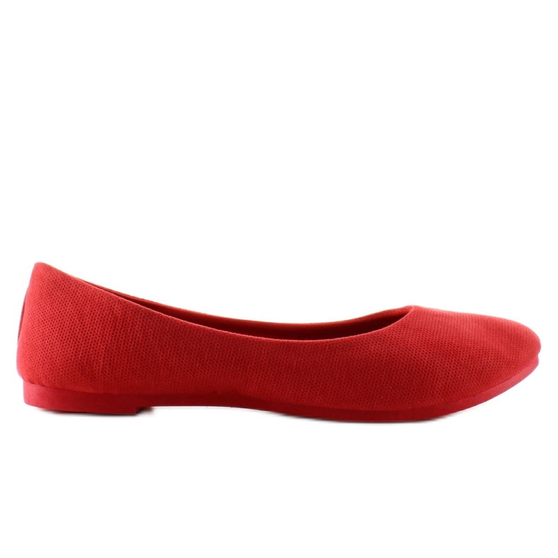 Ballerines femme JX38 Rouge