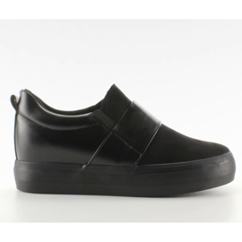 Slipony sur un coin caché 2018-18 noir