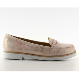 Mocassins pastel pour femme 7112 Rose