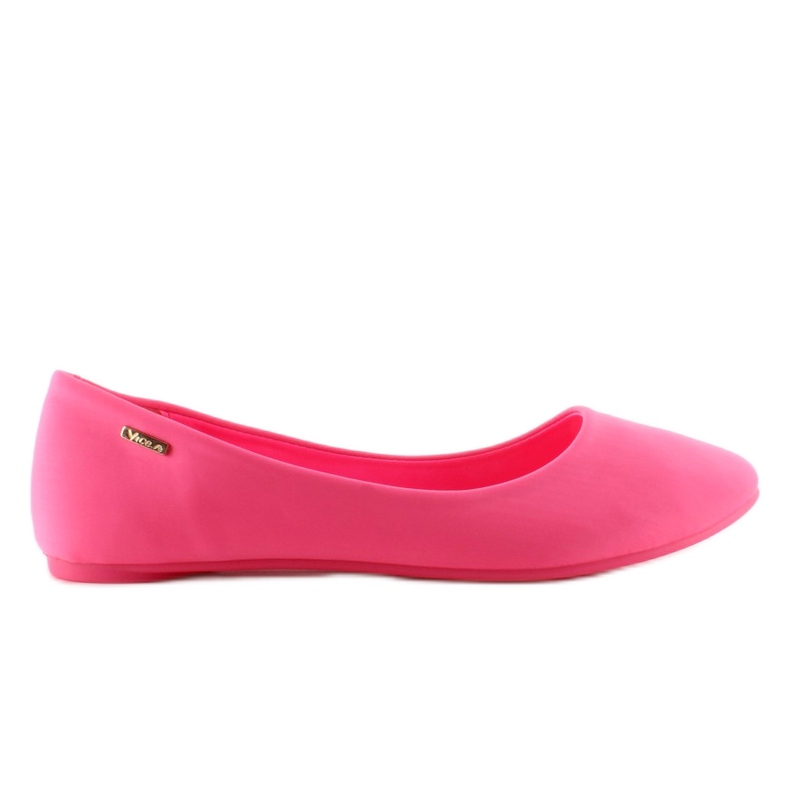 Ballerines sur la semelle colorée 11038 Rose