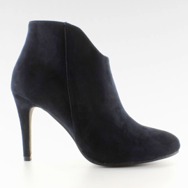 Bottes avec découpe AT-0592-L Bleu bleu marin