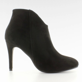 Bottes avec découpe AT-0592-L Noir le noir