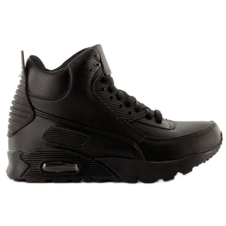 Chaussures de sport montantes B3701 noires le noir Chaussures de sport montantes B3701 noires le noir