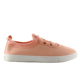 Baskets souples avec 8-10 élastiques roses