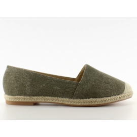 Espadrilles à bout renforcé en lin JH23P Vert