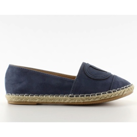 Espadrilles Chanel T272P bleu bleu marine