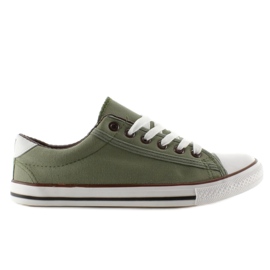 Barrage de baskets. Finition placage Bl63 Vert