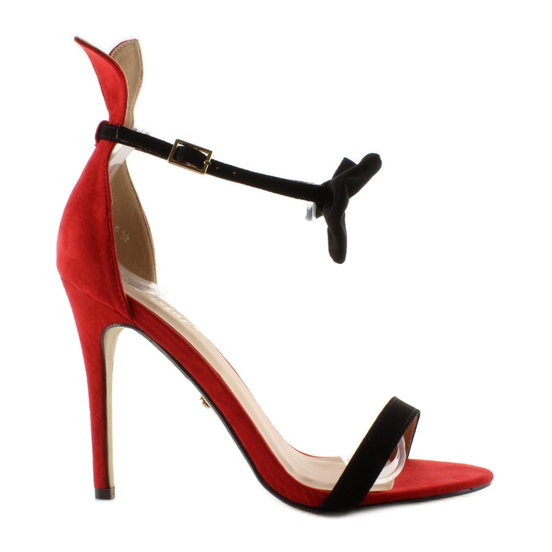 Sandales sur épingle avec oreilles ZJ-15P Rouge Sandales sur épingle avec oreilles ZJ-15P Rouge