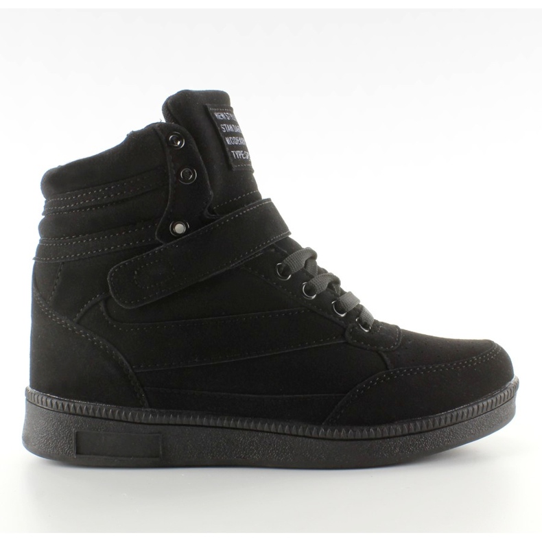 Baskets en daim Liluu en daim noir le noir