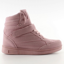 Baskets en daim Liluu XW33268 Rose en daim
