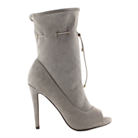 Bottes à bout ouvert SY15 Gris