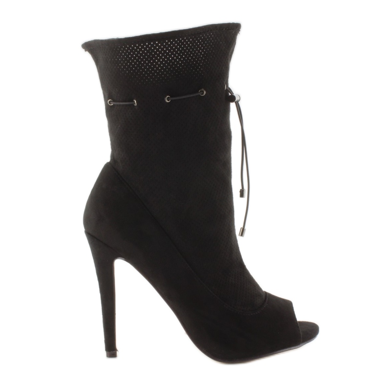 Bottes à bout ouvert SY15 Noir le noir