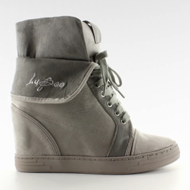 Baskets en daim B12-22 Gris