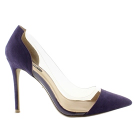 Epingles à pans transparents 5049 Violet Epingles à pans transparents 5049 Violet