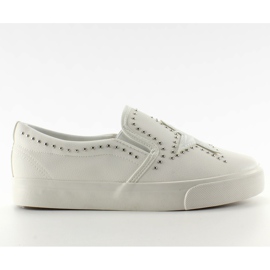 Slipons avec une élégante étoile blanche BL89p