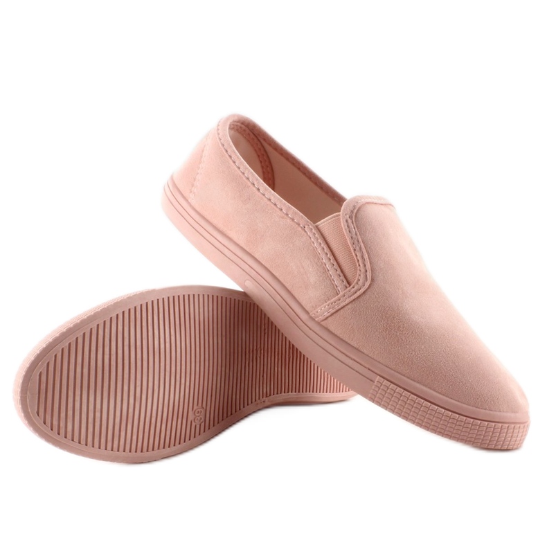 Baskets souples à enfiler JX40P rose