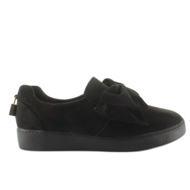 Slipons avec un cadenas T276P noir le noir